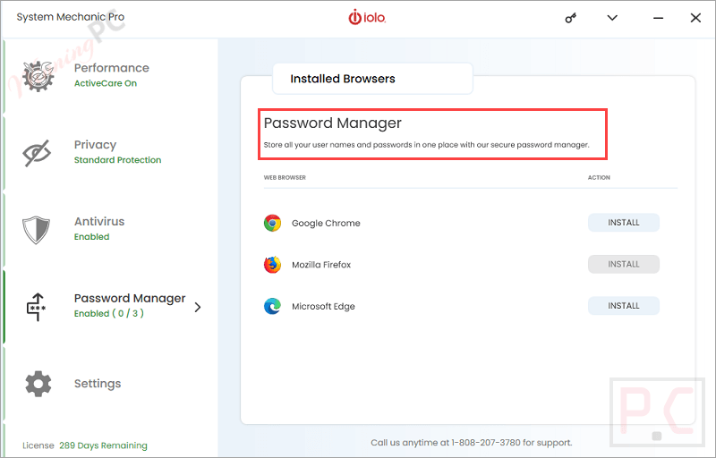 System Mechanic Pro Password Manager System Mechanic Pro Password Manager