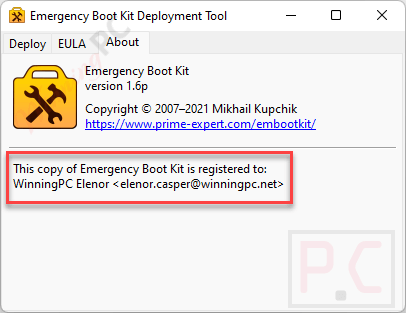 About Emergency Boot Kit