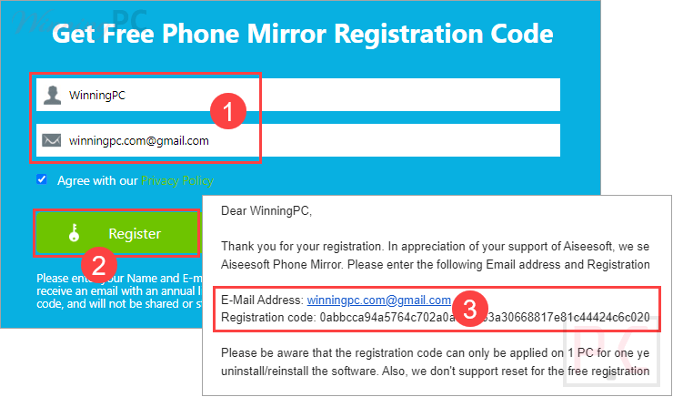 Aiseesoft Phone Mirror Giveaway License Code