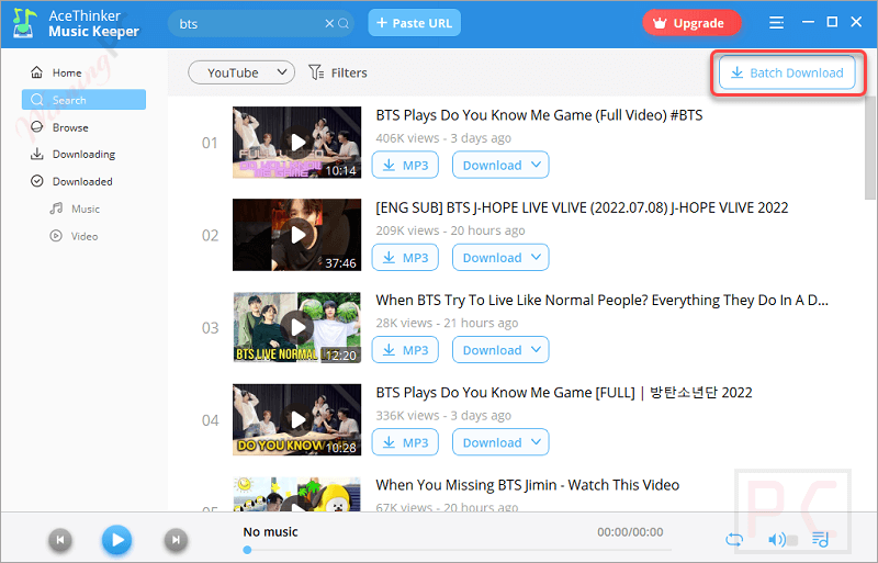 Batch Download Acethinker Music Keeper Batch Download Acethinker Music Keeper