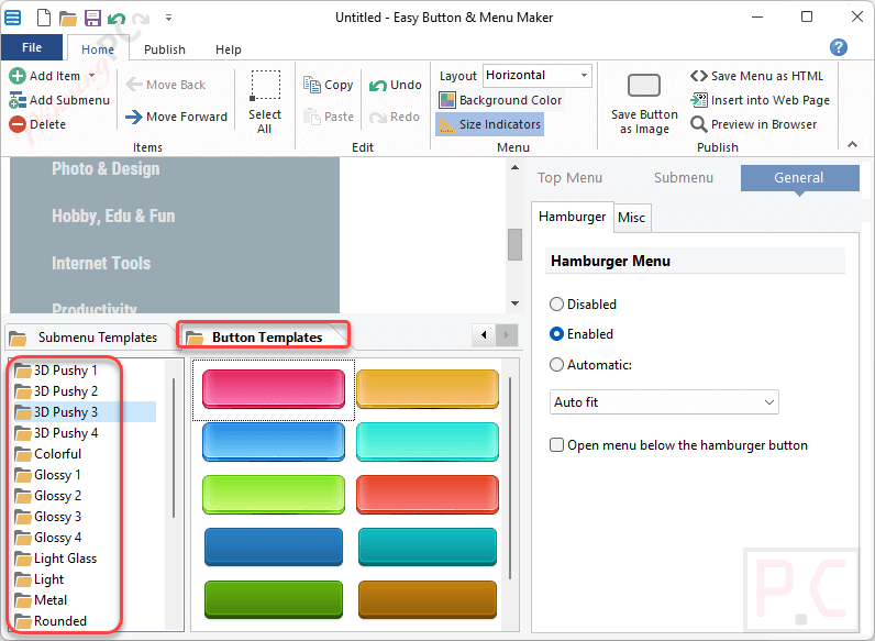 Button Templates Blumentals Easy Button Menu Maker Button Templates Blumentals Easy Button Menu Maker