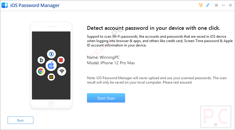 Connect Device Passfab Ios Password Manager