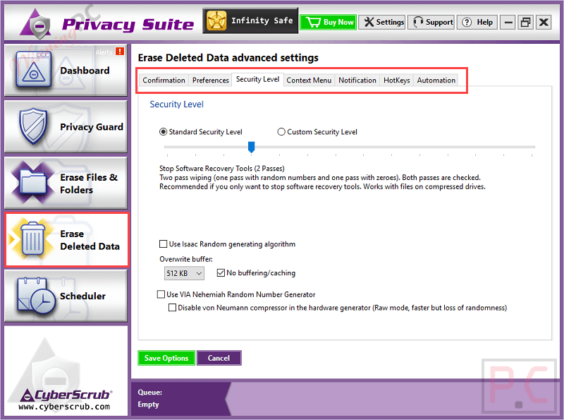 Cyberscrub Privacy Suite Erase Deleted Data Level Cyberscrub Privacy Suite Erase Deleted Data Level