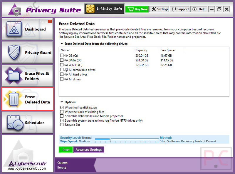 Cyberscrub Privacy Suite Erase Deleted Data Cyberscrub Privacy Suite Erase Deleted Data