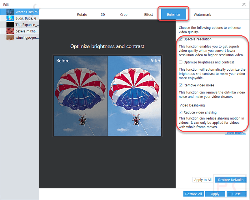 Enhance Anymp4 Video Enhancement