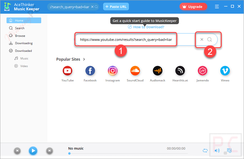Paste Url Acethinker Mp3Juice Downloader Paste Url Acethinker Music Keeper