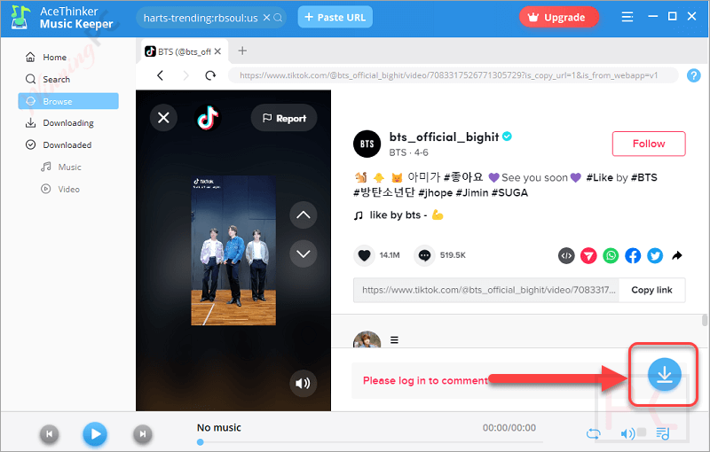 Start Download Acethinker Music Keeper Start Download Acethinker Music Keeper