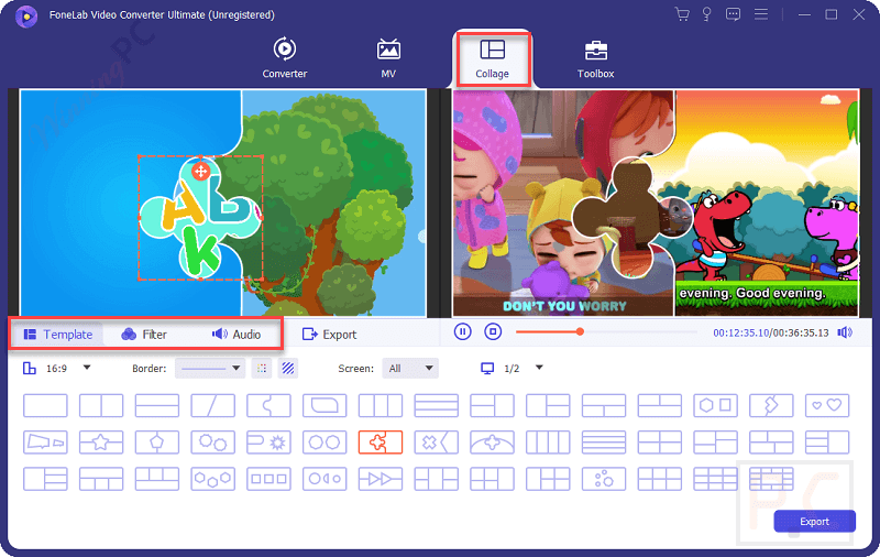 Collage Fonelab Video Converter Ultimate Collage Fonelab Video Converter Ultimate