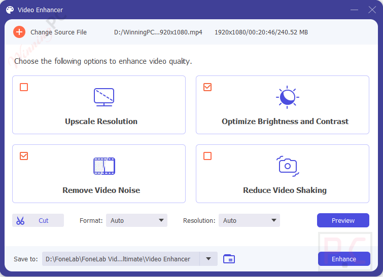 Fonelab Video Converter Ultimate Video Enhancer Fonelab Video Converter Ultimate Video Enhancer