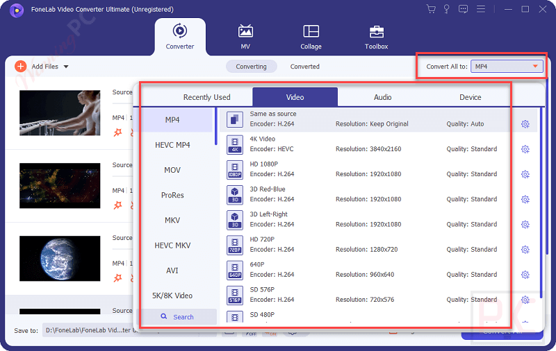 Format Fonelab Video Converter Ultimate Format Fonelab Video Converter Ultimate
