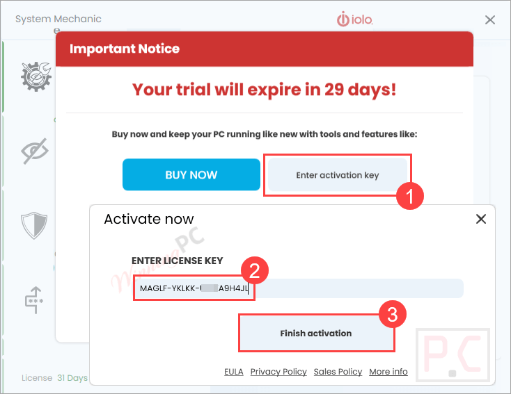 Iolo System Mechanic License Key Free