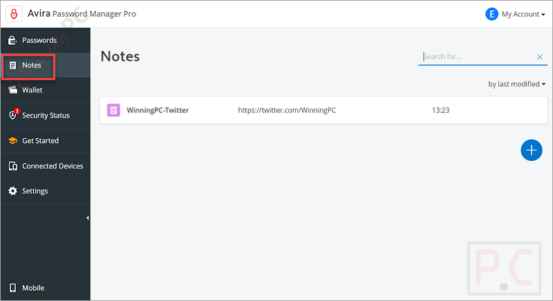 Note Avira Password Manager Pro Note Avira Password Manager Pro