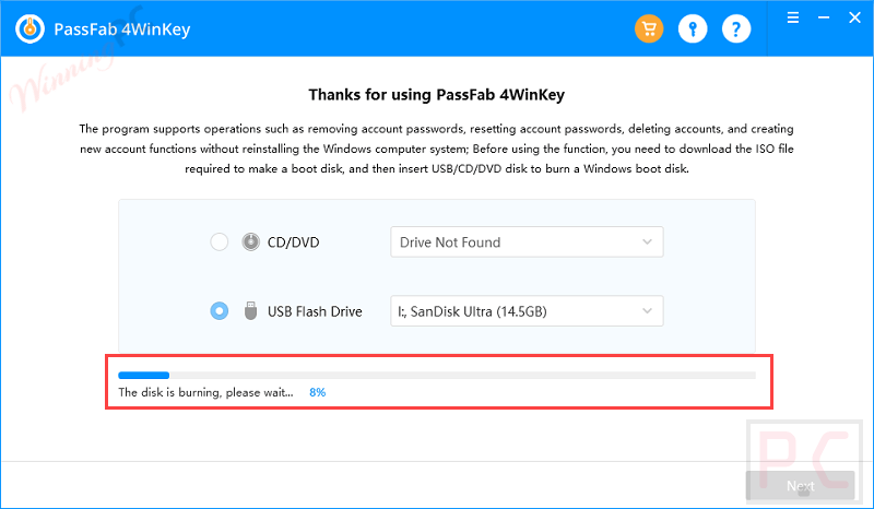 Passfab 4Winkey Burn Pe To Usb Passfab 4Winkey Burn Pe To Usb