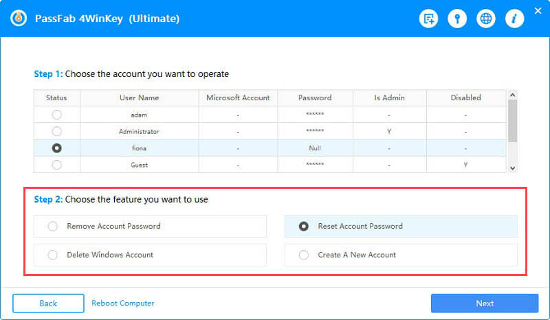 Passfab 4Winkey Reset Or Remove Account Passfab 4Winkey Reset Or Remove Account