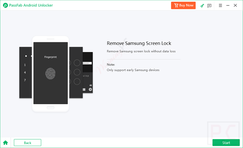 Remove Samsung Screen Lock Passfab Android Unlocker