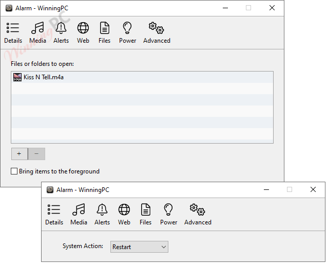 Alarm Clock Pro Files And Power