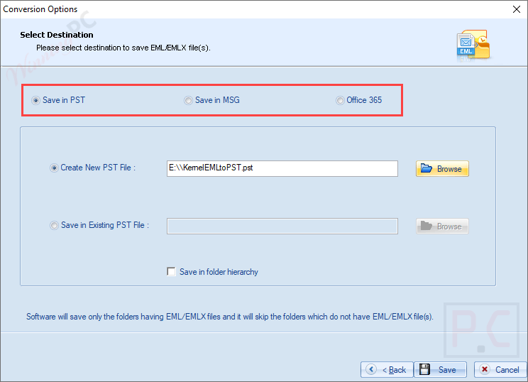 Kernel For Eml To Pst Save File