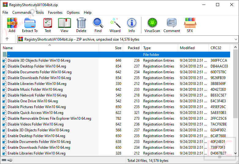 Winrar Screenshot Main Winrar Main Screenshot