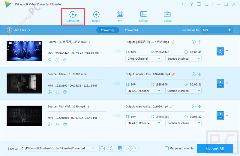 4Videosoft Video Converter Ultimate Screenshot 4Videosoft Video Converter Ultimate Screenshot