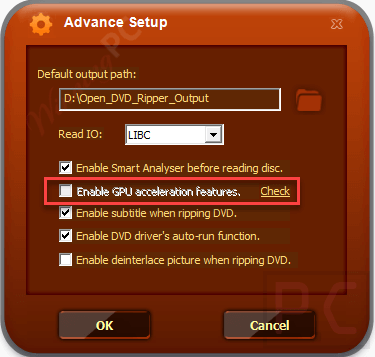 Advance Setup Open Dvd Ripper