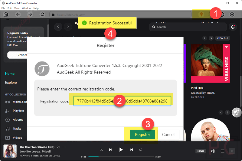 Audgeek Tiditune Converter Registration Audgeek Tiditune Converter Registration