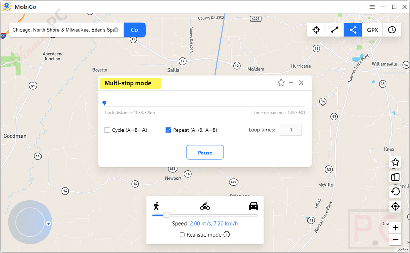 Multi Stop Mode Aimerlab Mobigo Multi Stop Mode Aimerlab Mobigo