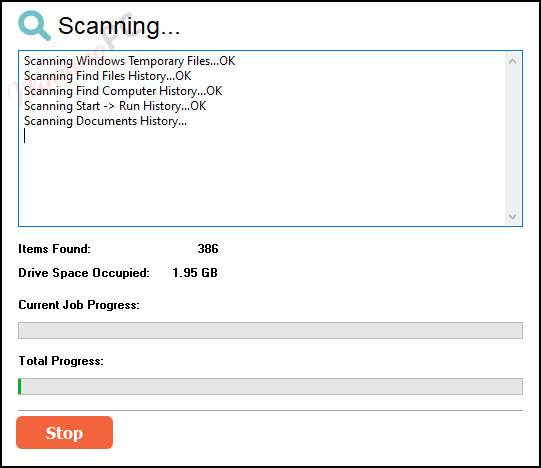 Solvusoft Winsweeper Scanning