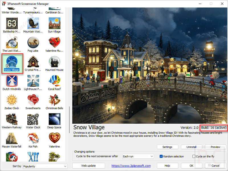 3D Planesoft Screensaver Snow Village Giveaway Free 3D Planesoft Screensaver Giveaway Free