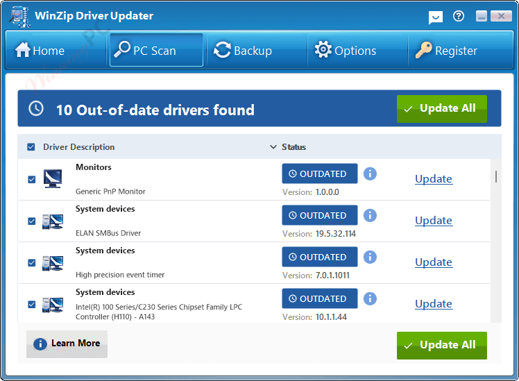 Winzip Ultimate Pc Care Driver Updater Winzip Ultimate Pc Care Driver Updater