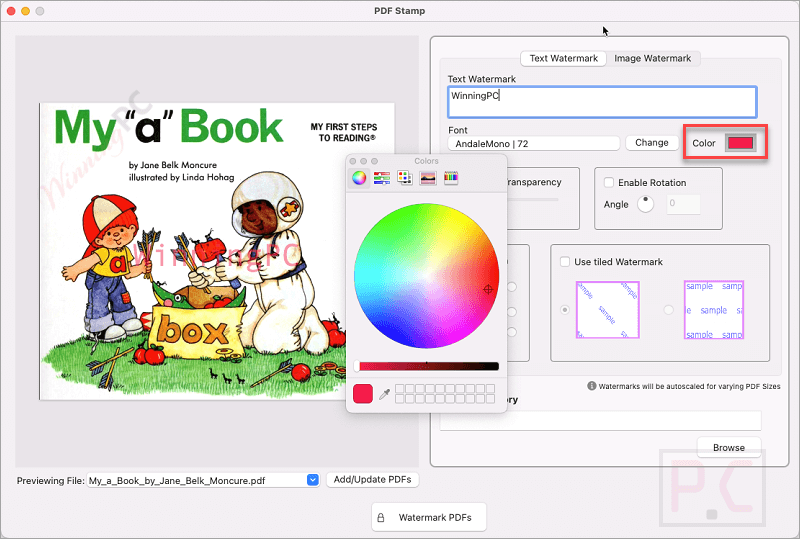 Color Pdf Stamp