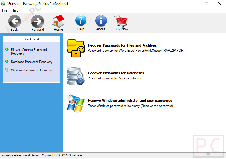 Isunshare Password Genius Screenshot Isunshare Password Genius Screenshot