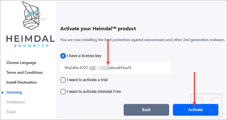 Activate Heimdal Premium Security Home