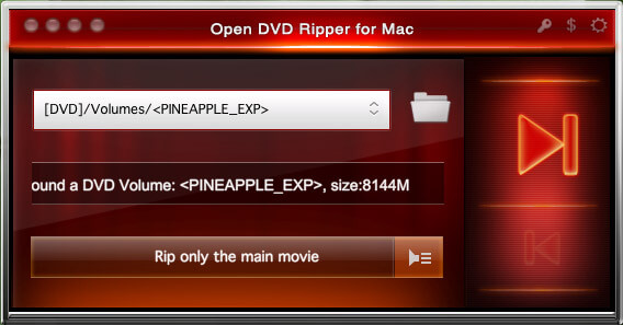 Open Dvd Ripper For Mac Screenshot Open Dvd Ripper For Mac Screenshot