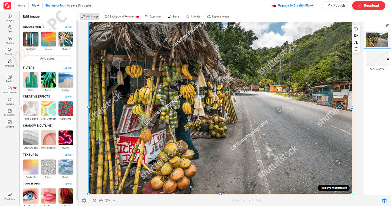 Shutterstock Edit Image Screenshot Shutterstock Edit Image Screenshot