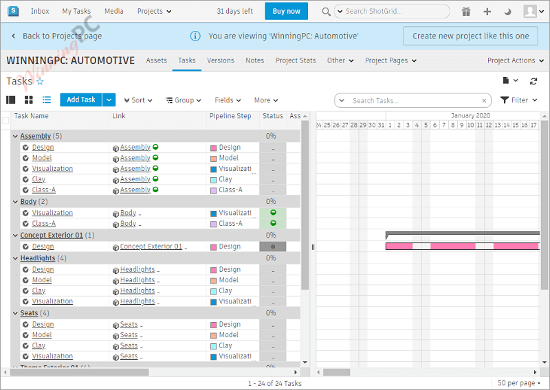 Autodesk Shotgrid Tasks Autodesk Shotgrid Tasks