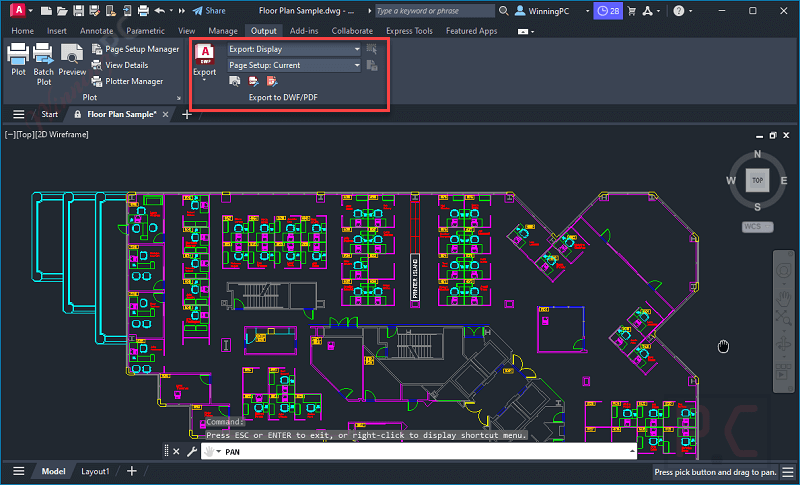 Export Autodesk Autocad