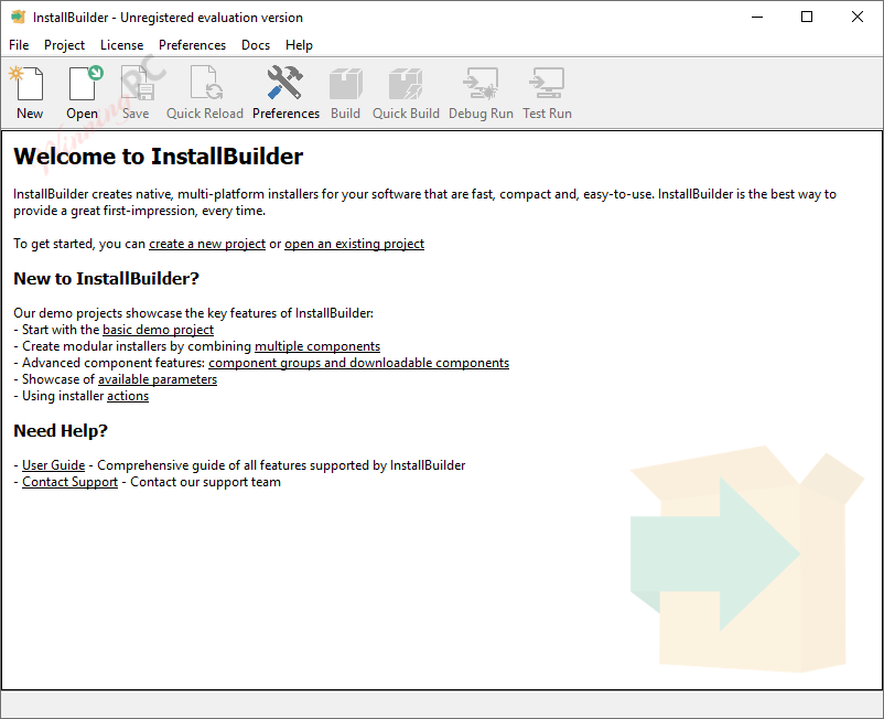 Installbuilder Screenshot Installbuilder Screenshot