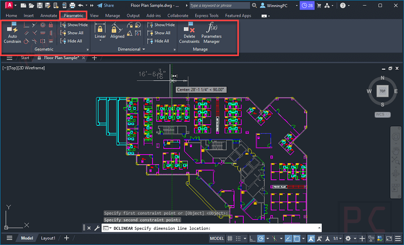 Parametric Drawing Autodesk Autocad