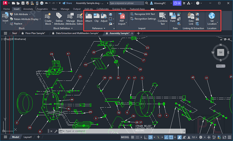 Set Location Autodesk Autocad