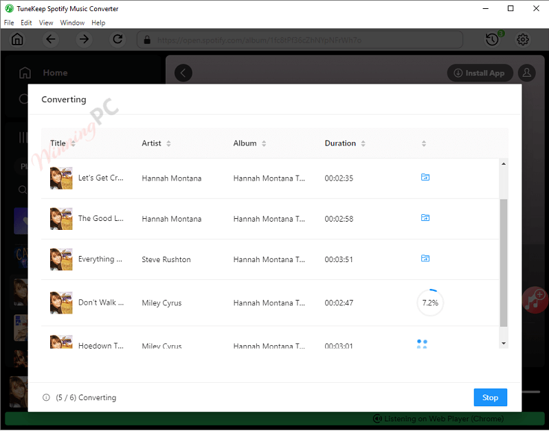 Tunekeep Spotify Music Converter Download Songs