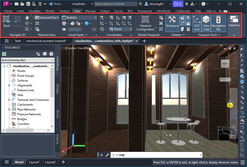 3D Space Autodesk Civil 3D 3D Space Autodesk Civil 3D