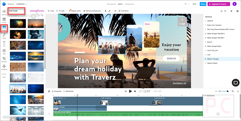 Add Image Invideo Add Image Invideo