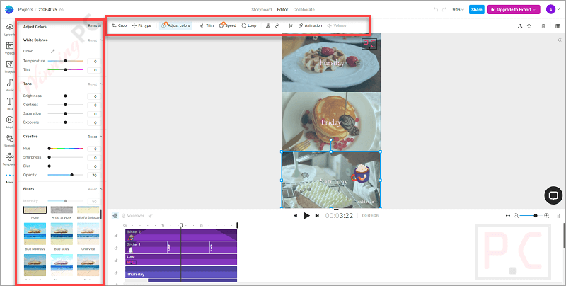 Adjust Color Invideo Adjust Color Invideo
