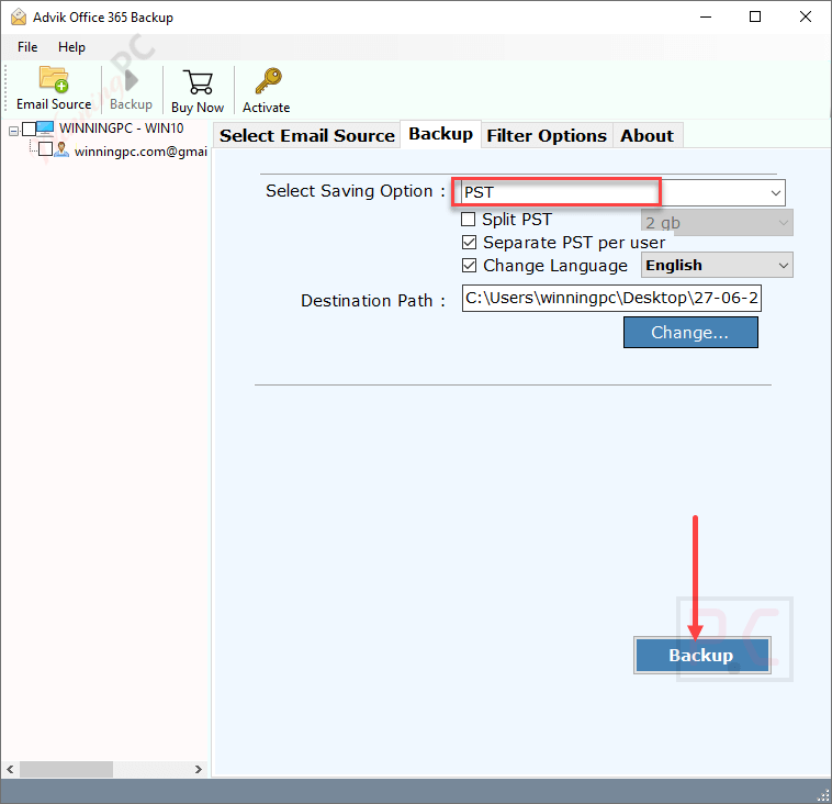 Backup Advik Office 365 Backup Tool Backup Advik Office 365 Backup Tool