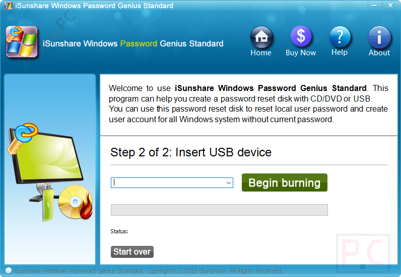 Begin Burning Isunshare Wpgenius
