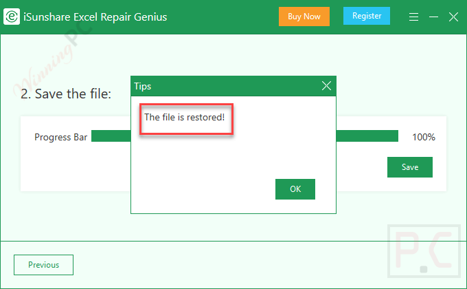 File Restored Isunshare Excel Repair Genius File Restored Isunshare Excel Repair Genius