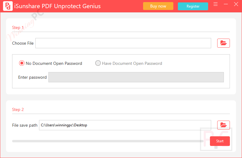 Isunshare Pdf Unprotect Genius Coupon Code Screenshot