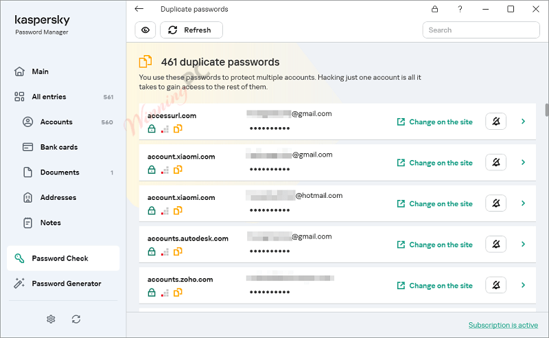 Kaspersky Password Manager Check Duplicate Passwords Kaspersky Password Manager Check Duplicate Passwords
