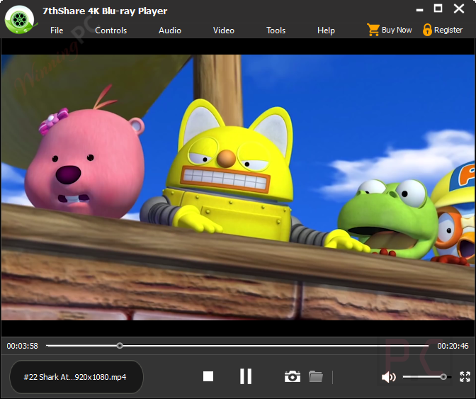 Playing 7Thshare 4K Blu Ray Player Playing 7Thshare 4K Blu Ray Player