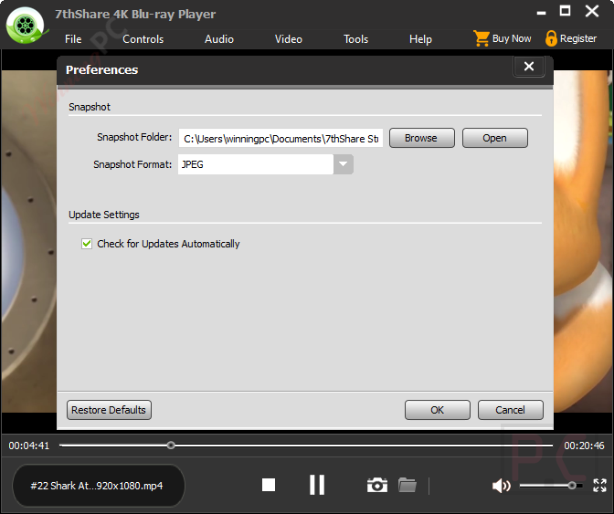 Preferences 7Thshare 4K Blu Ray Player Preferences 7Thshare 4K Blu Ray Player